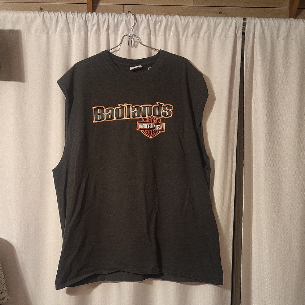 Harley-Davidson Dark Gray Badlands Tank Top